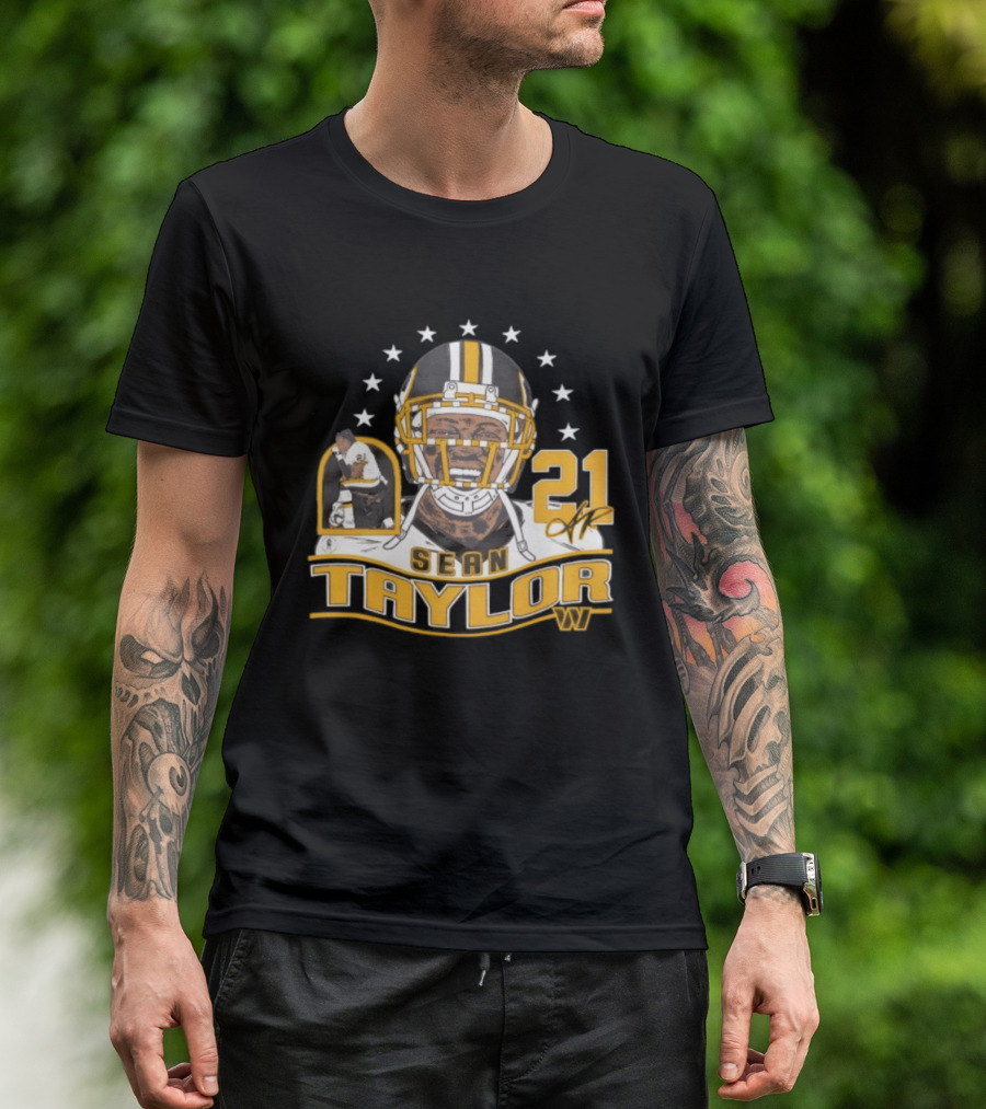 Sean Taylor 21 Washington Commanders Football Legacy Stars T-Shirt