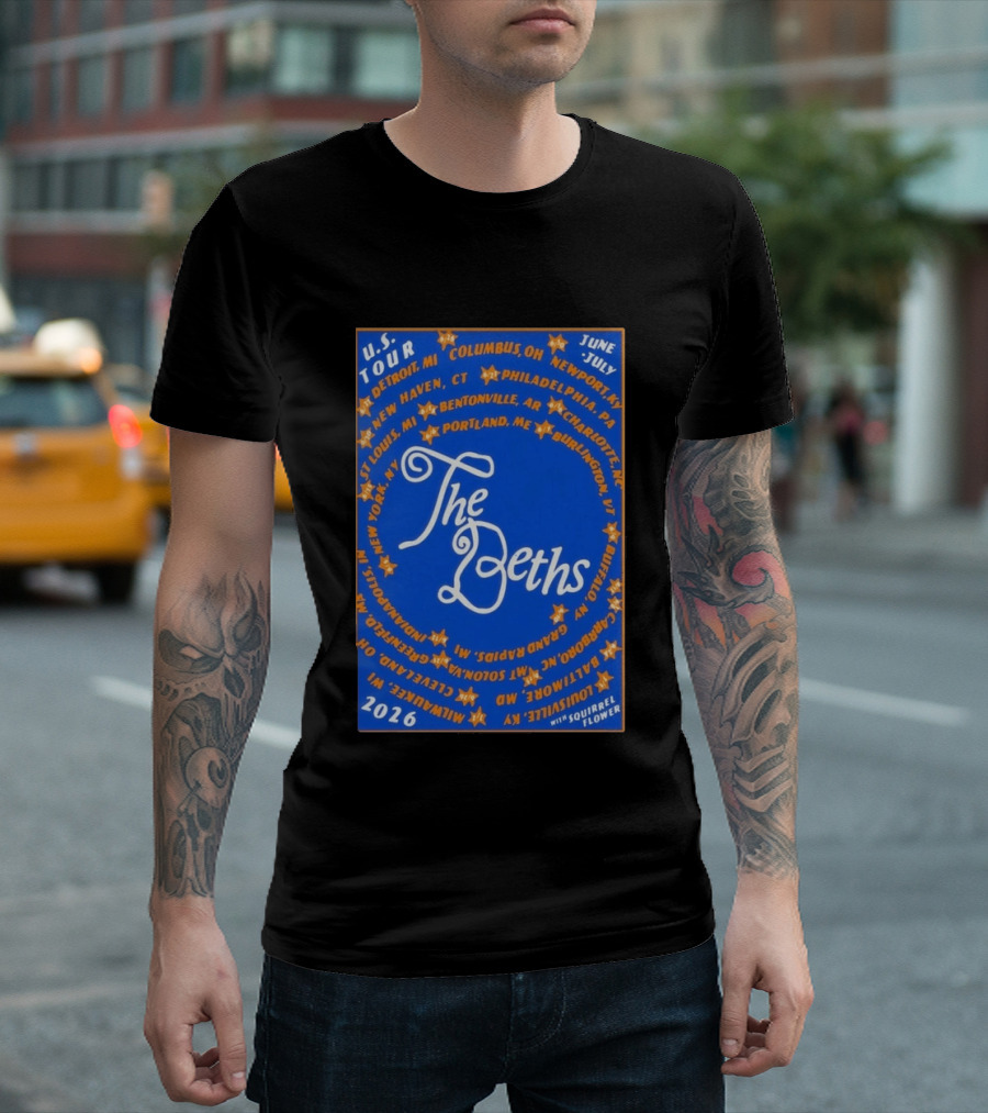 The Beths U.S. Tour 2026 New Haven St. Louis Philadelphia Providence T-Shirt