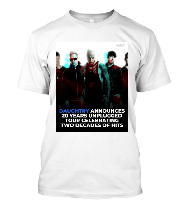 Daughtry Announces 20 Years Unplugged Tour Celebrating Two Decades Of Hits Music Mayhem T-Shirt