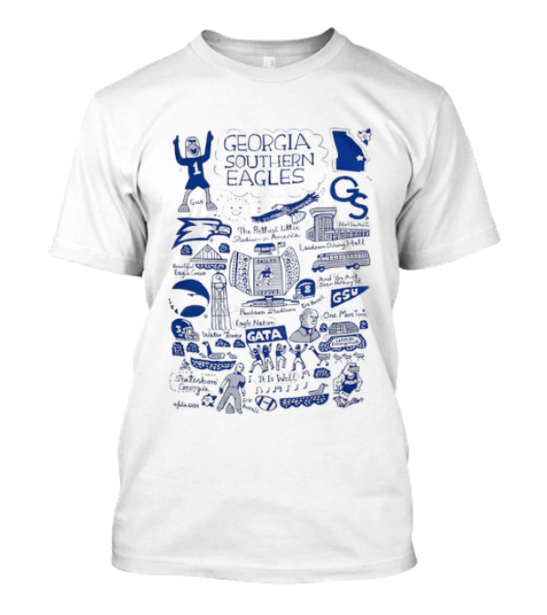 Georgia Southern Eagles Collage Football Cheer Athletics Proud Spirit T-Shirt