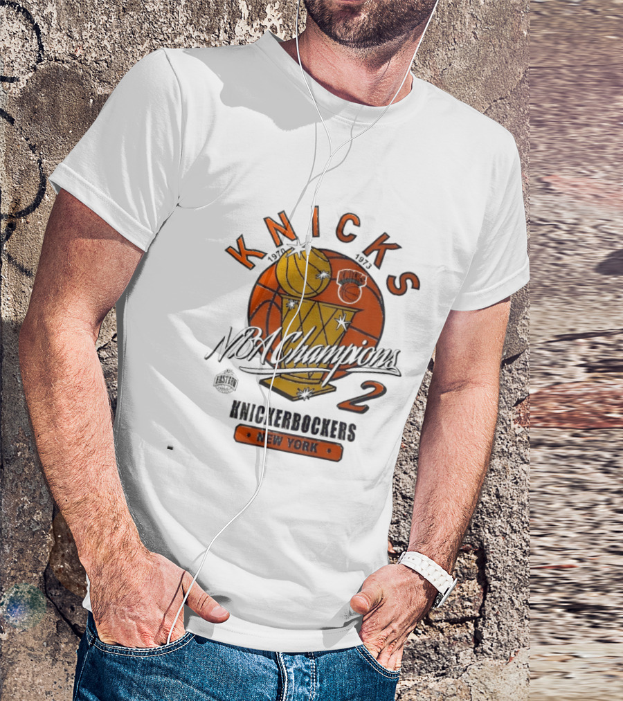 Knicks 1970 1973 NBA Champions Knickerbockers New York T-Shirt