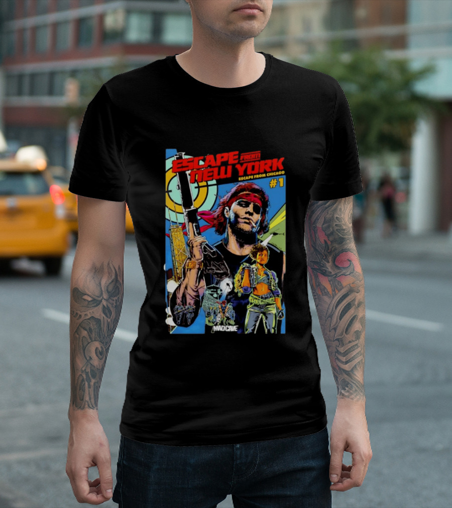 Escape From New York Escape From Chicago Comic Mad Cave Issue #1 T-Shirt