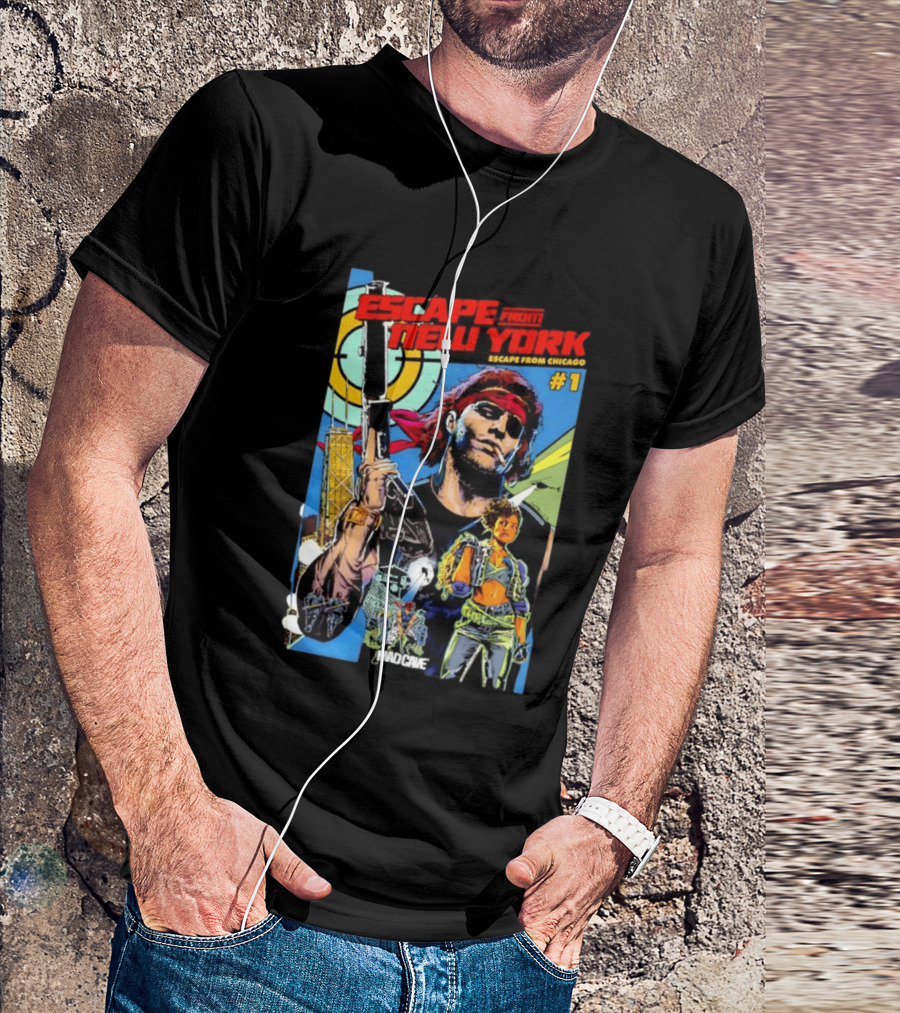 Escape From New York Escape From Chicago Comic Mad Cave Issue #1 T-Shirt