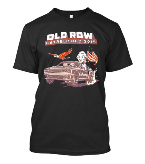 Old Row Established 2014 George Washington Challenger USA Flag Eagle T-Shirt
