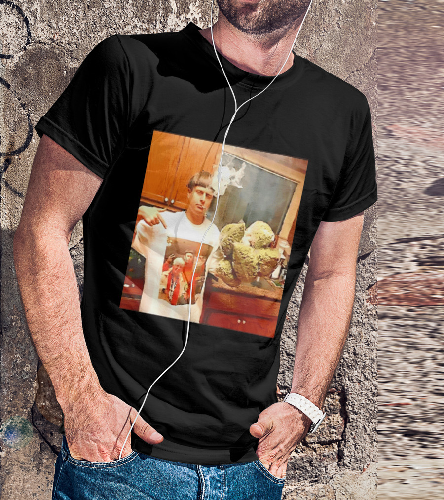 Oliver Tree Cannabis Oversized Buds And With Smoking Image T-Shirt
