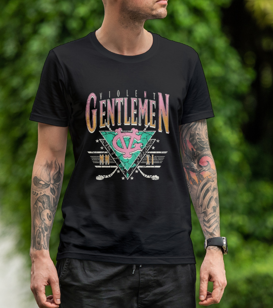 Violent Gentlemen MM XI Hockey VC Triangle Sticks T-Shirt