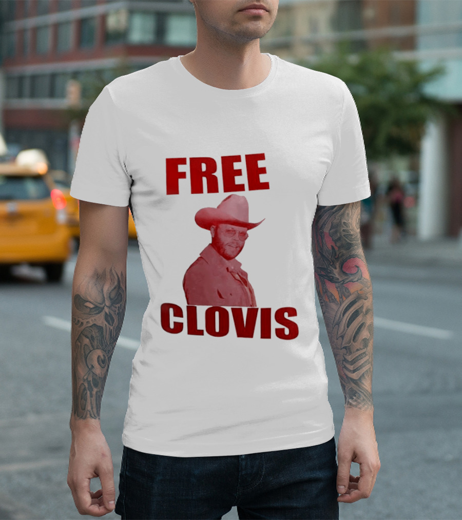 Charley Crockett Free Clovis Cowboy Style Texas Country Music T-Shirt
