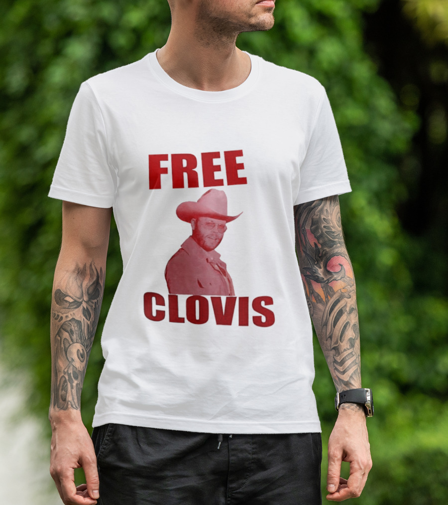 Charley Crockett Free Clovis Cowboy Style Texas Country Music T-Shirt