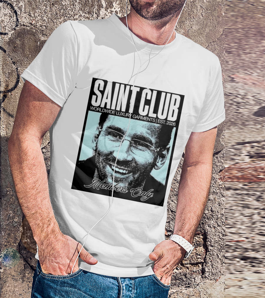 SAINT CLUB Worldwide Luxury Garments Est. 2026 Members Only T-Shirt