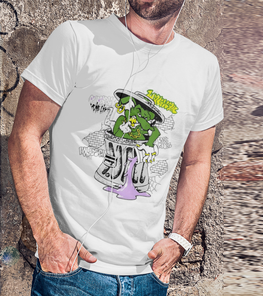 Escape Plan Ghetto Slime Rat Trash Can Die Lit Back Rooms Holadsch T-Shirt