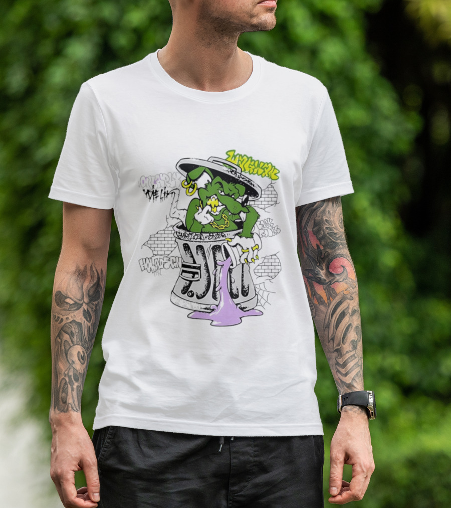 Escape Plan Ghetto Slime Rat Trash Can Die Lit Back Rooms Holadsch T-Shirt