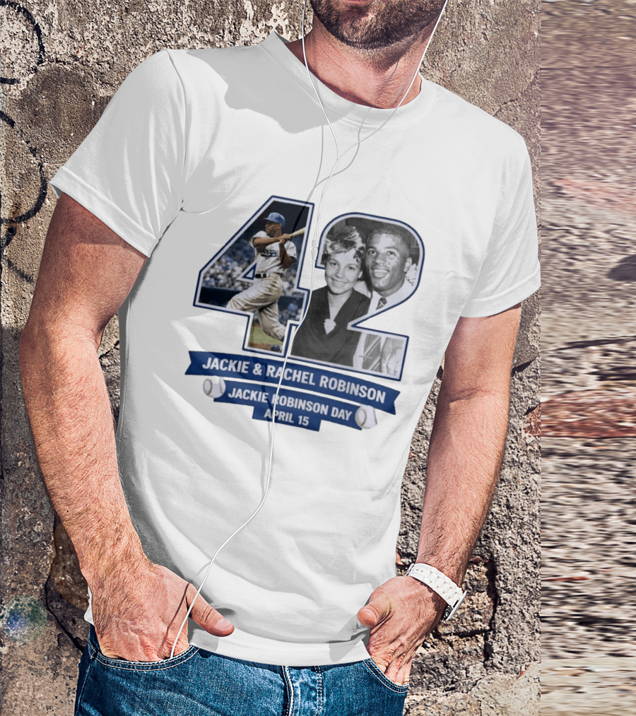 Jackie And Rachel Robinson 42 Jackie Robinson Day April 15 T-Shirt