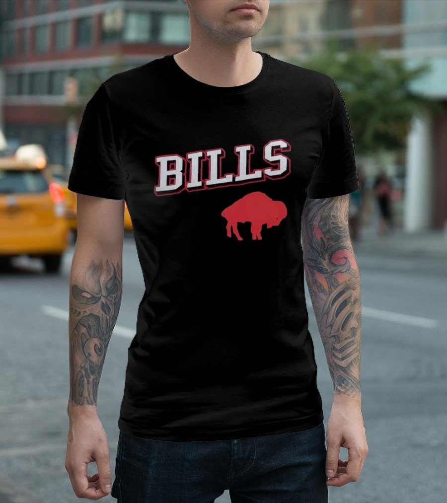 Buffalo Bills Black Training Camp Red Buffalo Bills T-Shirt