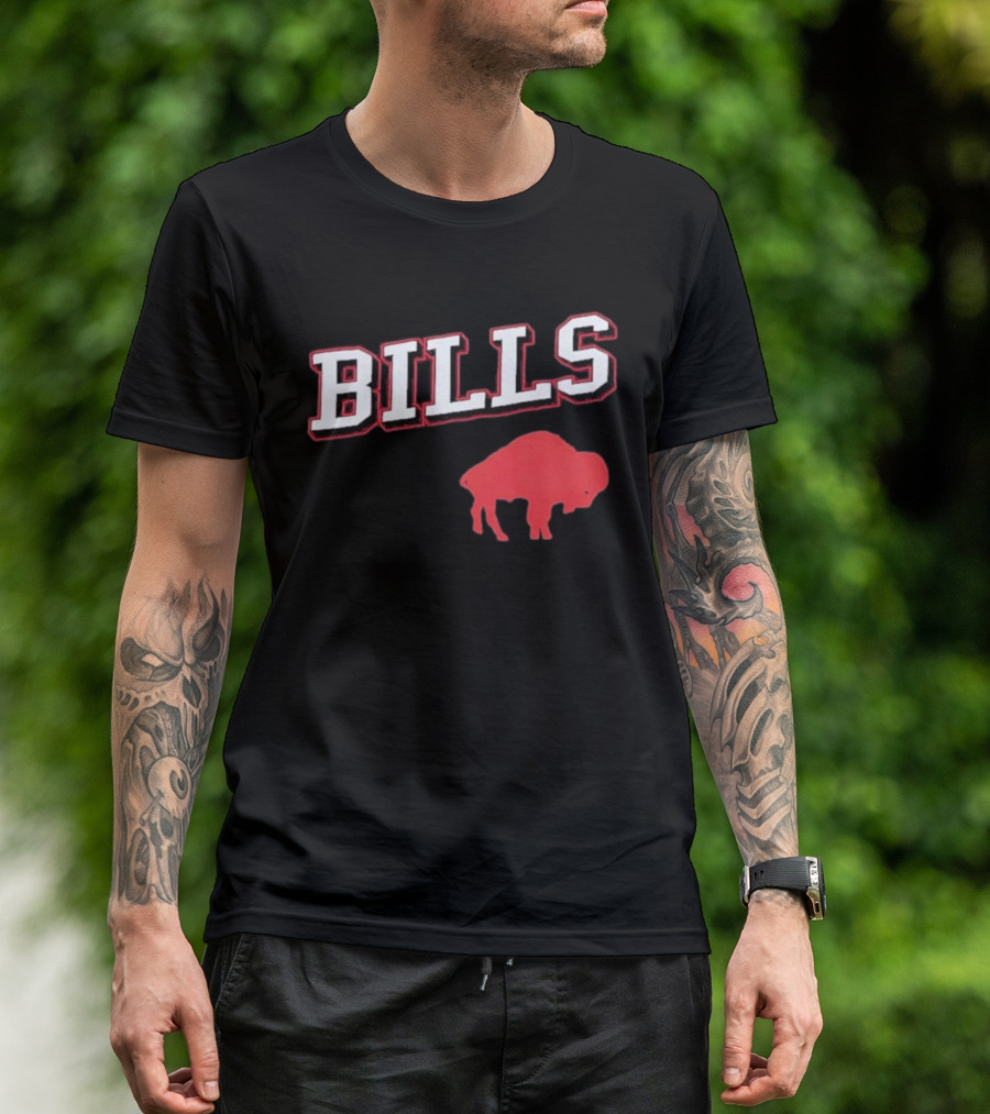 Buffalo Bills Black Training Camp Red Buffalo Bills T-Shirt