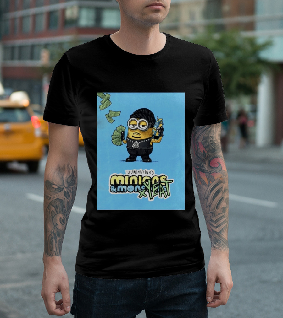 Illumination's Minions & Minions X Yeat Million Dollar Minion T-Shirt