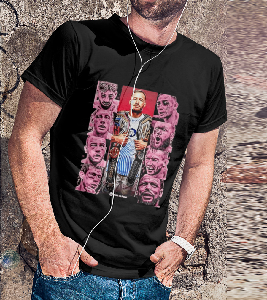 Justin Gaethje MMA On Point UFC Champion T-Shirt