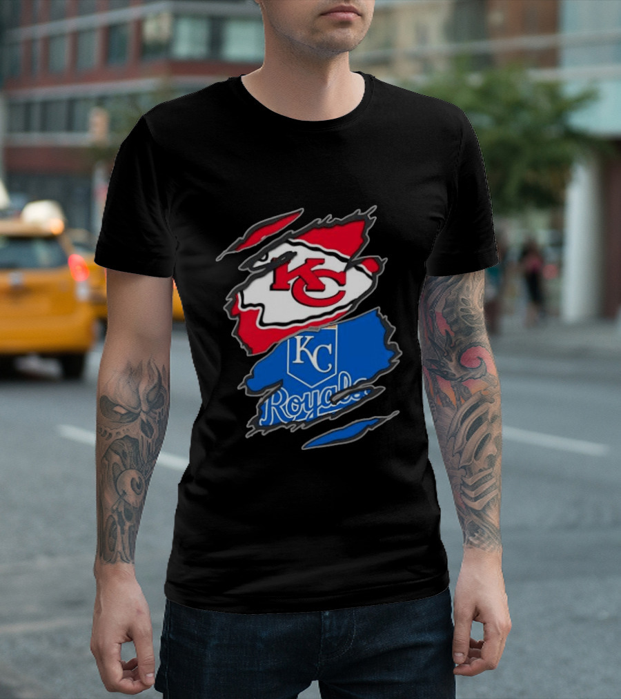 Kansas City Chiefs KC Kansas City Royals MLB Royals KC T-Shirt