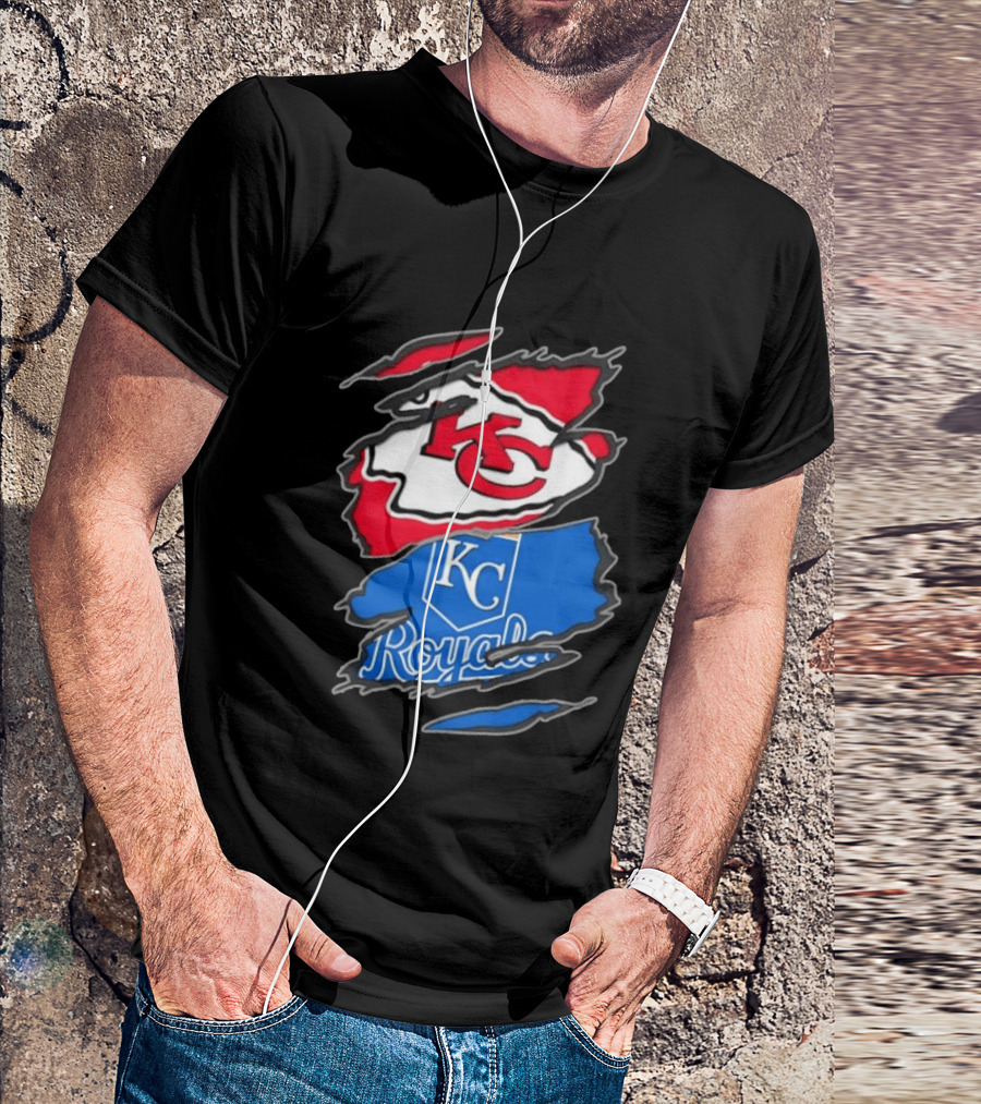 Kansas City Chiefs KC Kansas City Royals MLB Royals KC T-Shirt