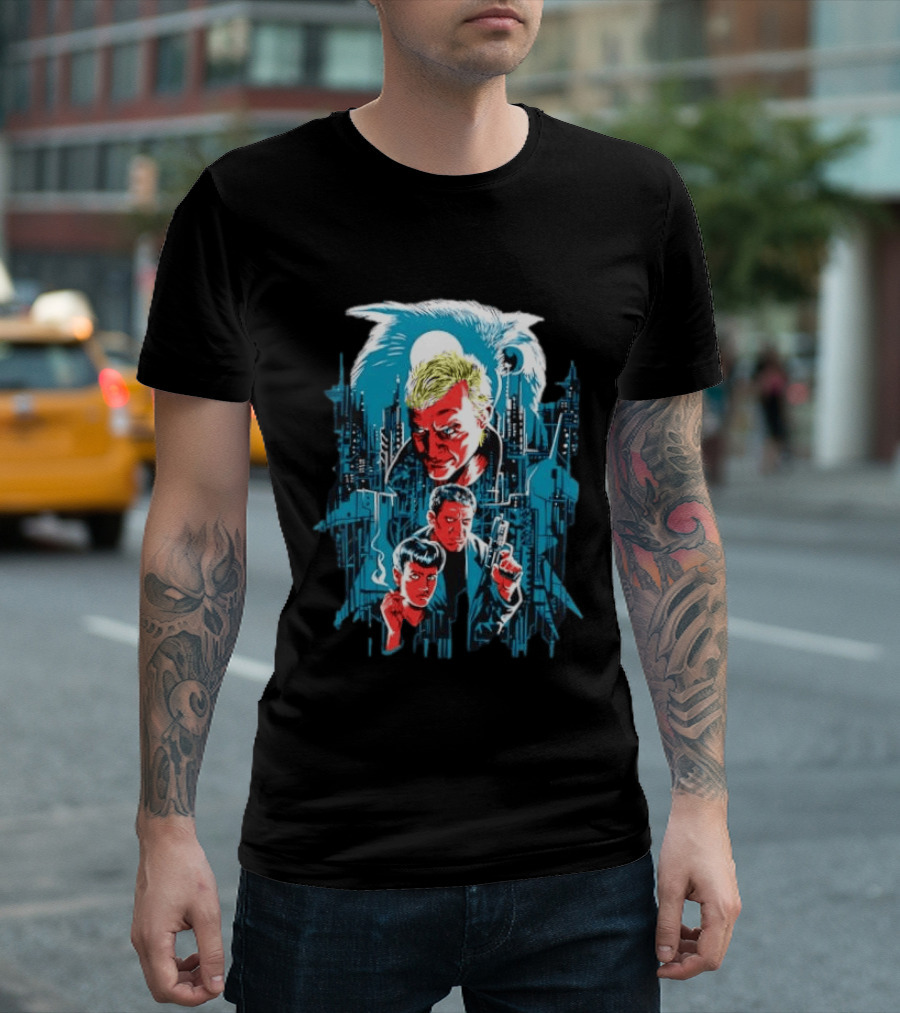 Roy Batty Rick Deckard Rachael Blade Runner Film Noir Sci Fi Classic Movie T-Shirt