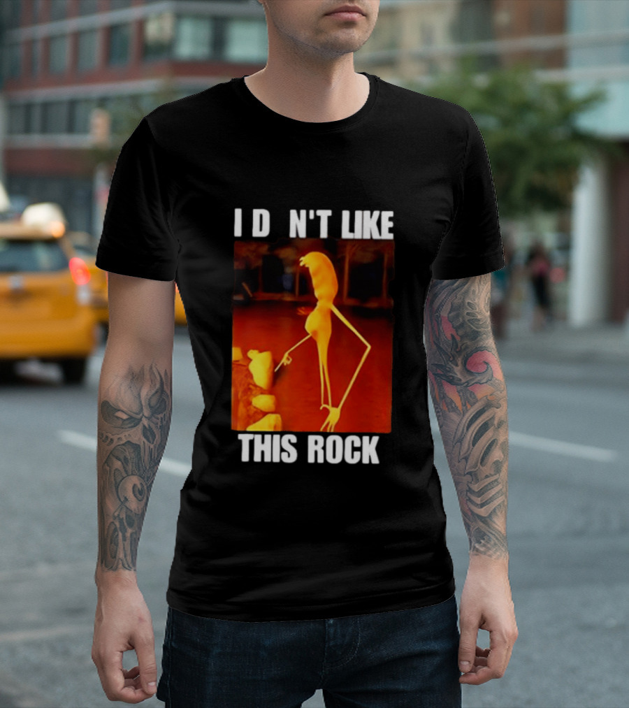 Salad Fingers I Don't Like This Rock Surreal Horror Meme T-Shirt