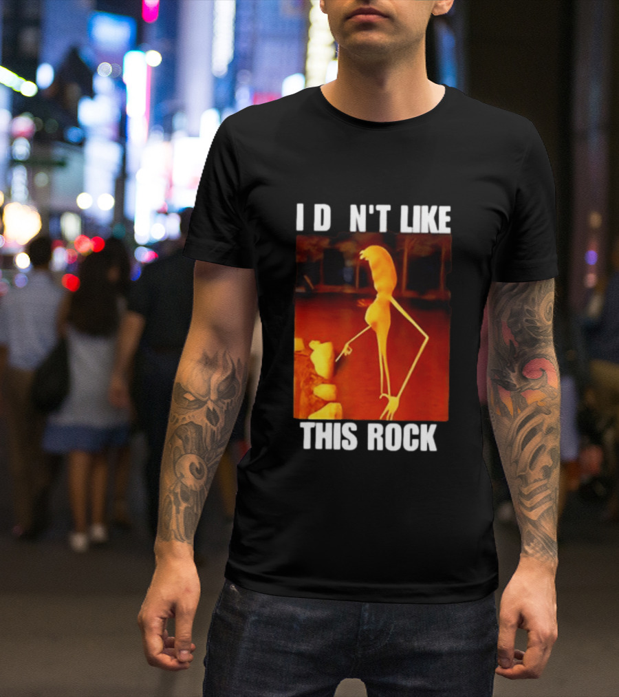 Salad Fingers I Don't Like This Rock Surreal Horror Meme T-Shirt