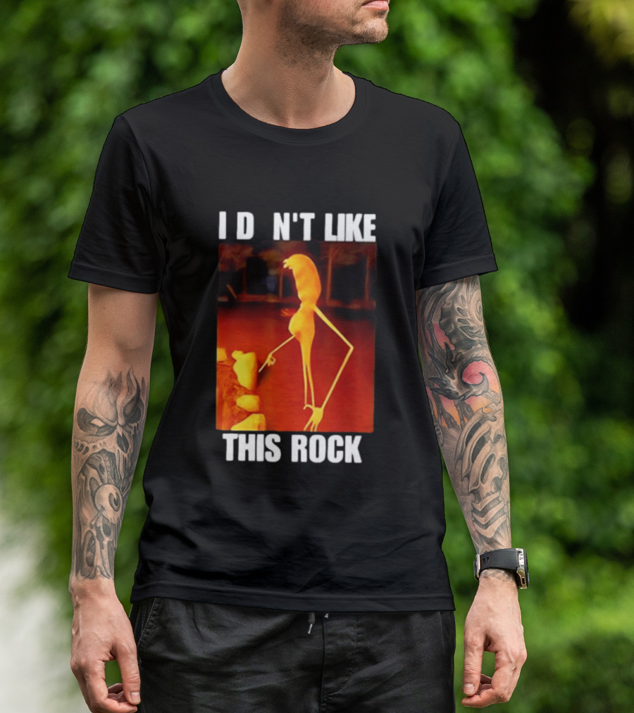 Salad Fingers I Don't Like This Rock Surreal Horror Meme T-Shirt