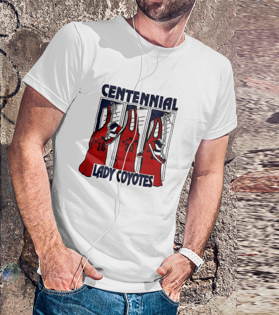 Centennial Lady Coyotes Basketball Team Jerseys With Numbers 18 30 T-Shirt