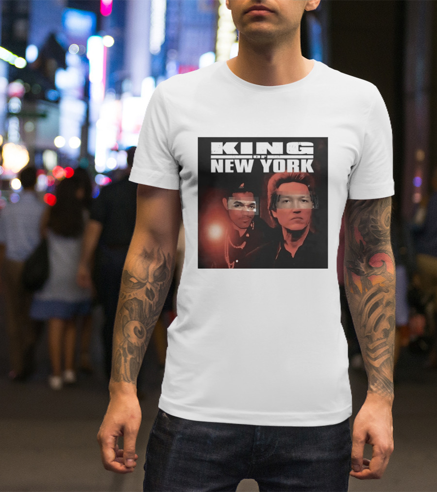 King Of New York Knicks Retro Movie T-Shirt