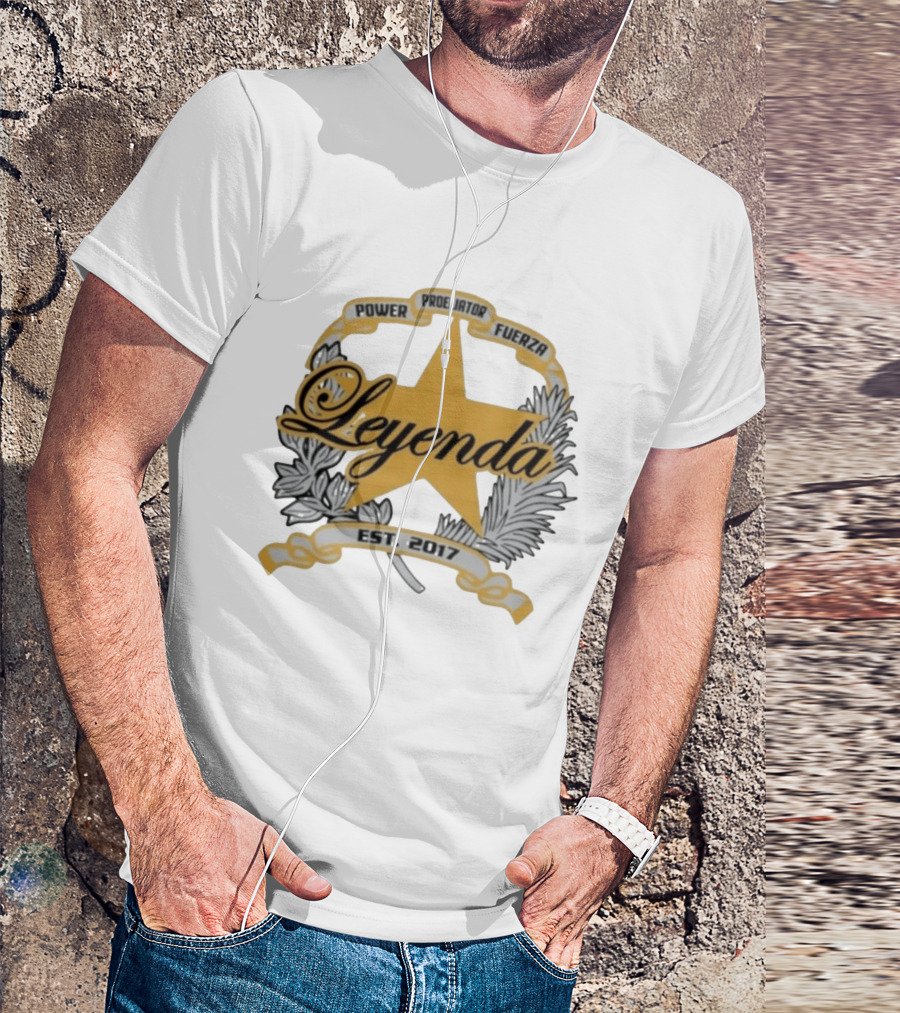 Power Proeliator Fuerza Leyenda Star Emblem Est 2017 T-Shirt