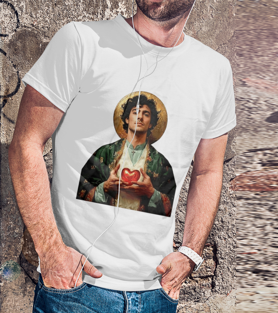 Luigi Mangione Patron Saint Holding Sacred Heart For Health Care Justice T-Shirt