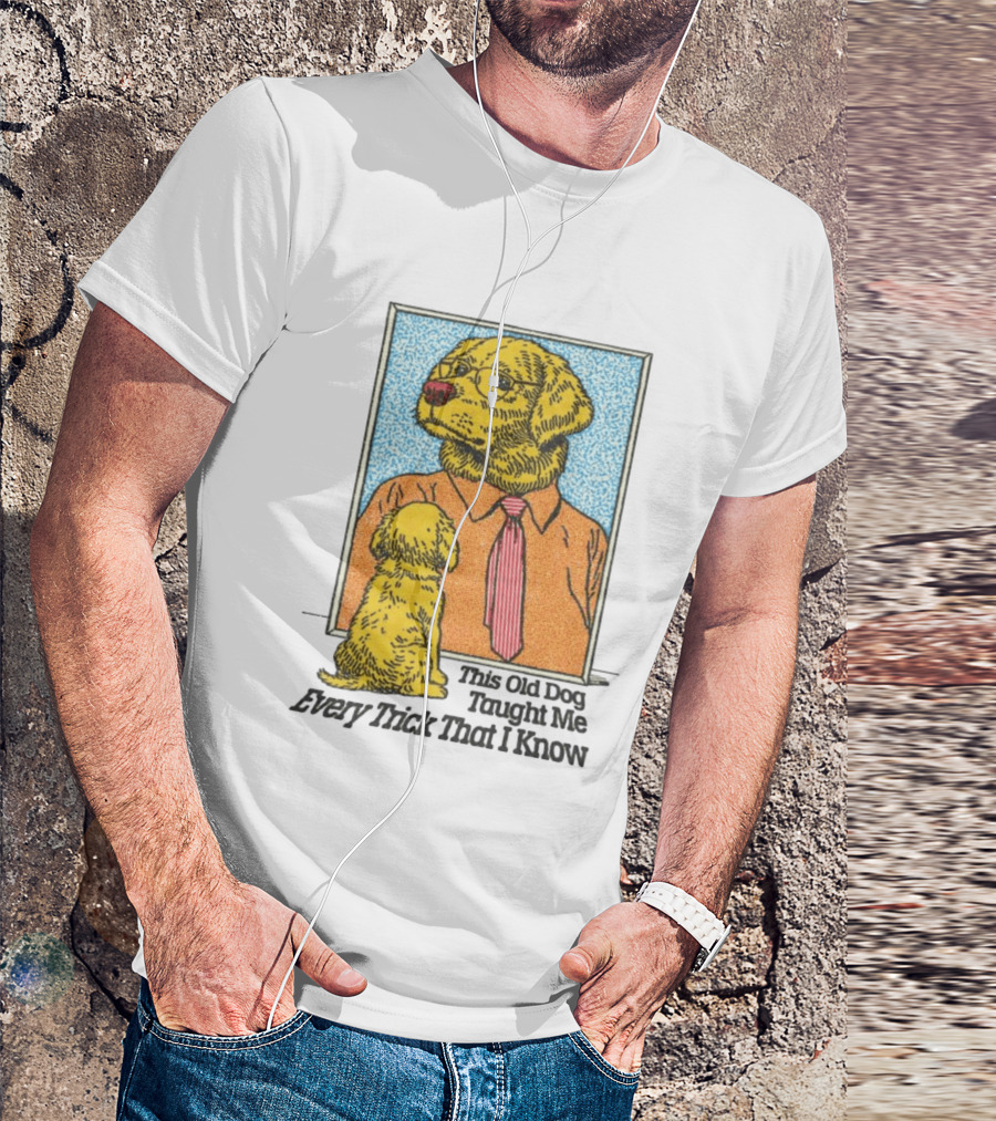 Mac Demarco This Old Dog Taught Me Every Trick That I Know Cartoon Dogs In Mirror T-Shirt