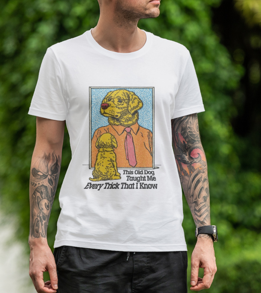 Mac Demarco This Old Dog Taught Me Every Trick That I Know Cartoon Dogs In Mirror T-Shirt