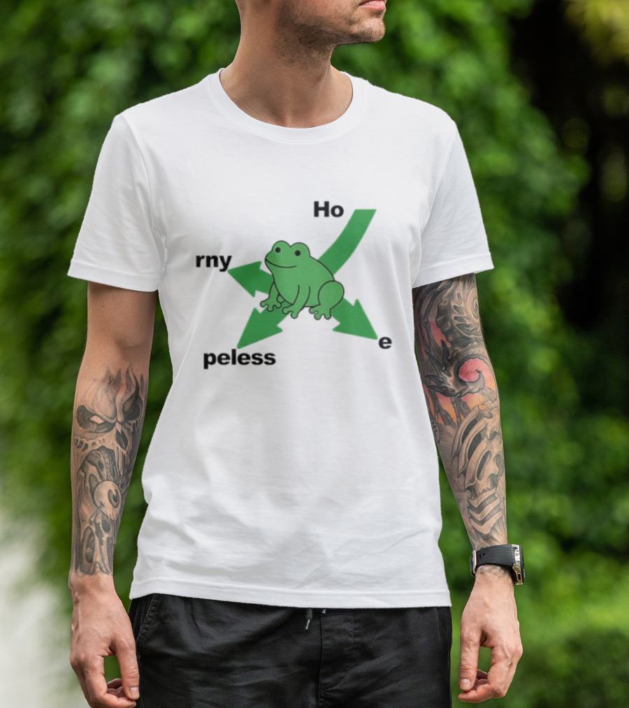 Ho Rn Y Peless Frog Directional E T-Shirt