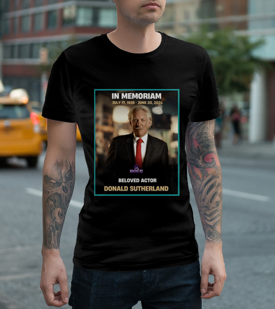 In Memoriam July 17 1935 June 20 2024 Beloved Actor Donald Sutherland T-Shirt