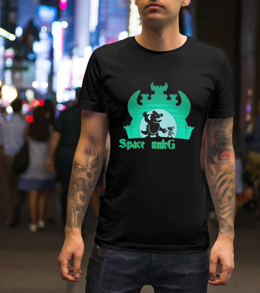 Bowser And Bowser Jr Super Mario Space Junk Galaxy Castle T-Shirt