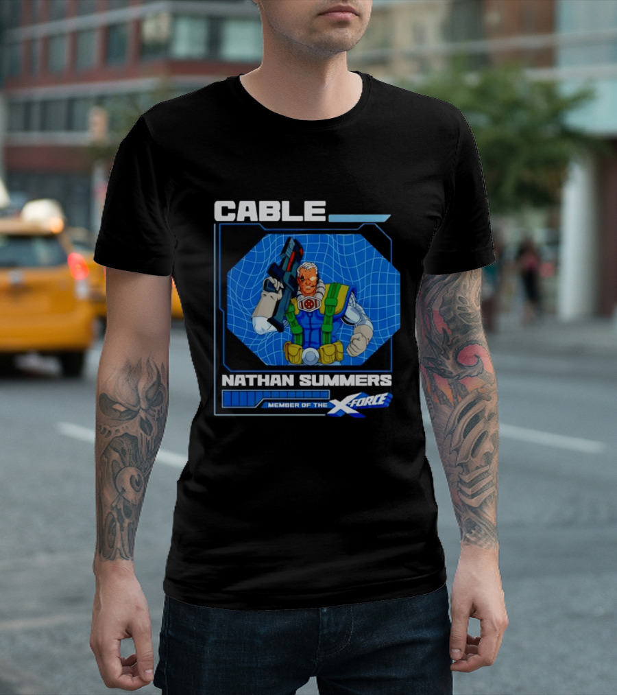 Cable Nathan Summers Member Of The X Force Marvel Comics T-Shirt