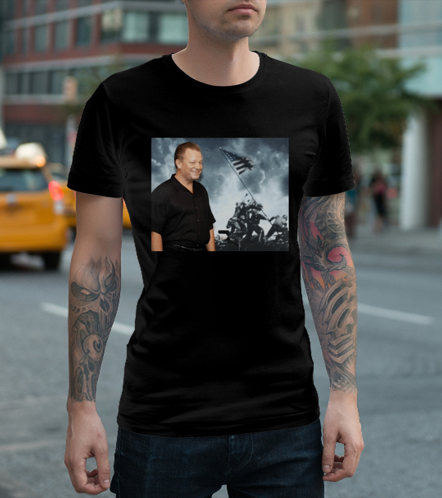 James Bradley Flags Of Our Fathers Iconic Image T-Shirt