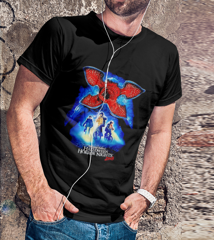Demogorgon Stranger Things Universal Studios Halloween Horror Nights 2018 T-Shirt