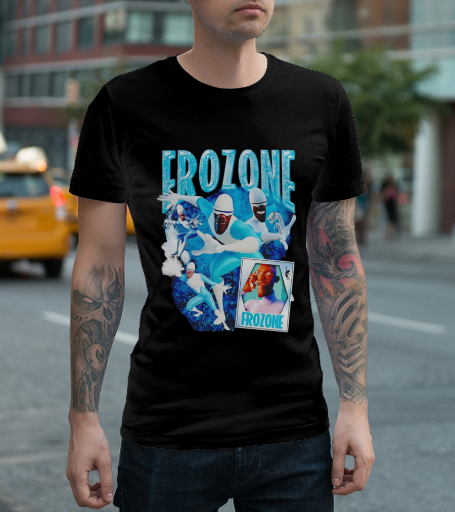 Frozone The Incredibles Disney Movie T-Shirt