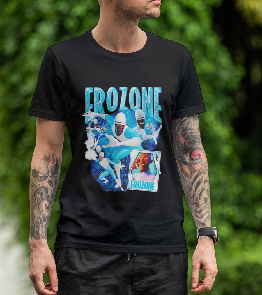 Frozone The Incredibles Disney Movie T-Shirt
