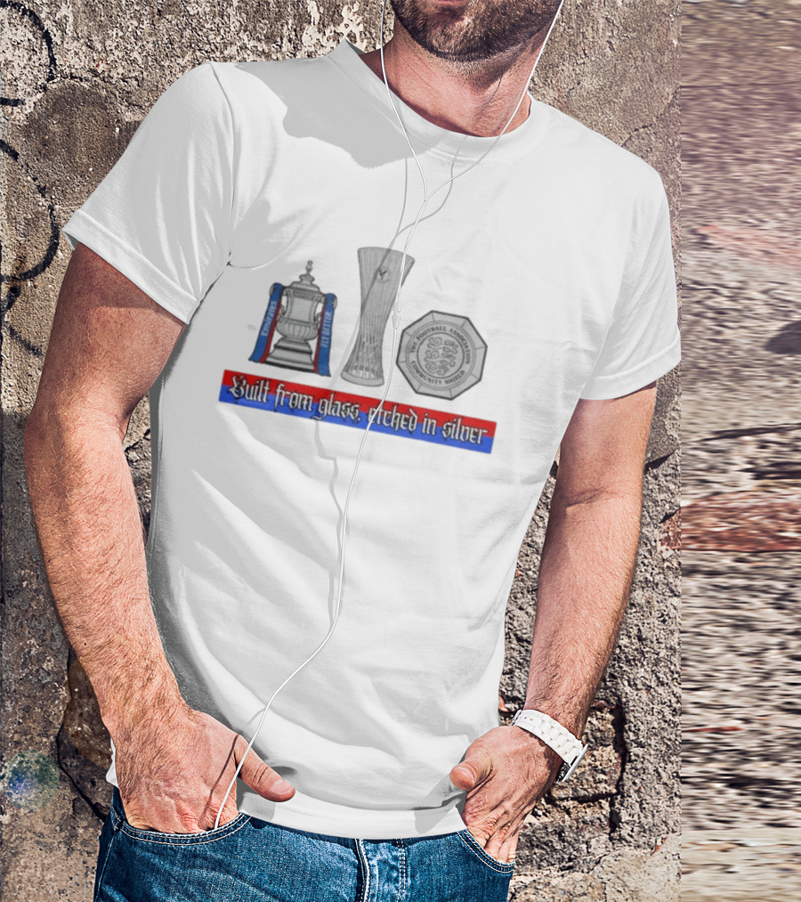 Built From Glass Etched In Silver Emirates FA Cup Community Shield Legends T-Shirt