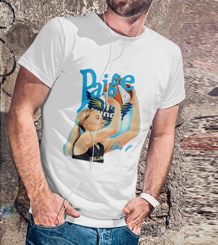 Paige Bueckers Dallas Wings Basketball WNBA Player T-Shirt