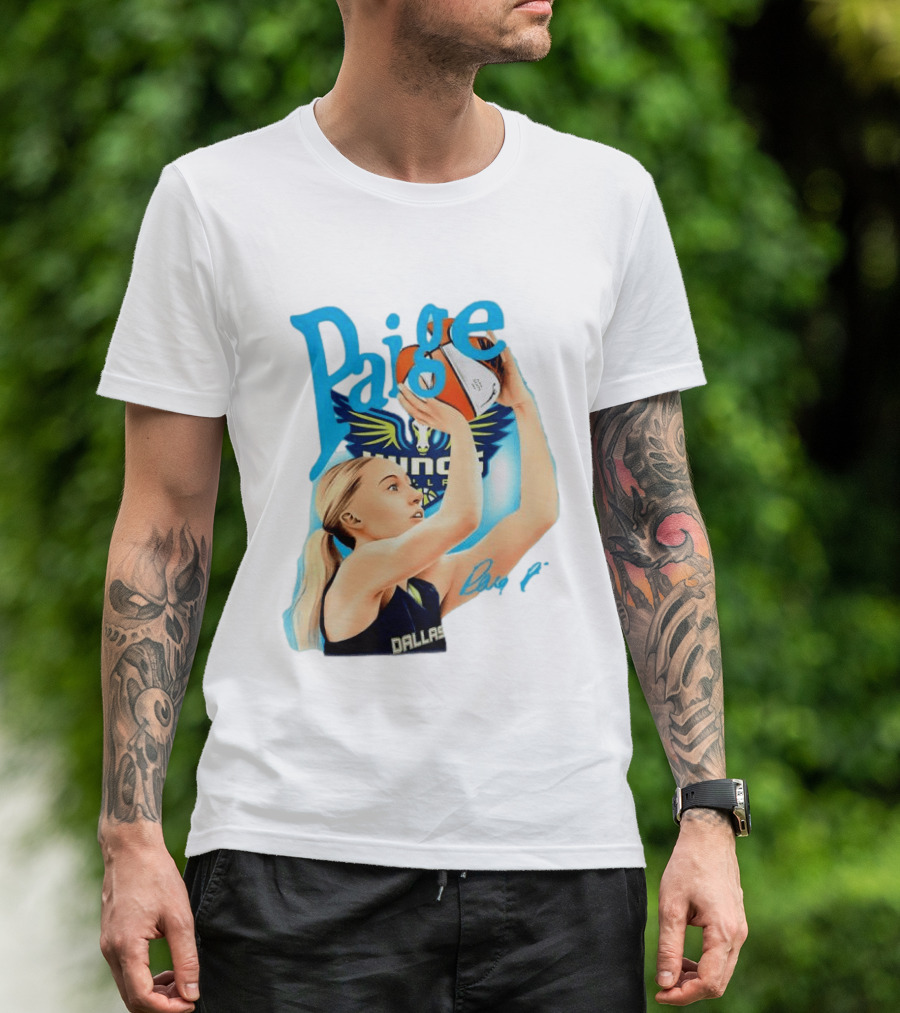 Paige Bueckers Dallas Wings Basketball WNBA Player T-Shirt