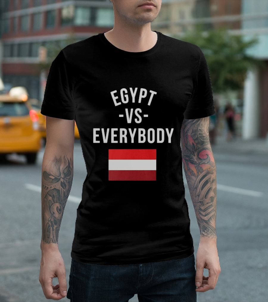 Egypt Vs Everybody Egyptian Pride Flag T-Shirt