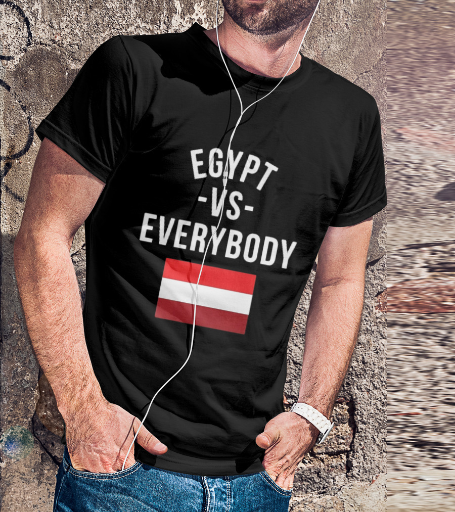 Egypt Vs Everybody Egyptian Pride Flag T-Shirt