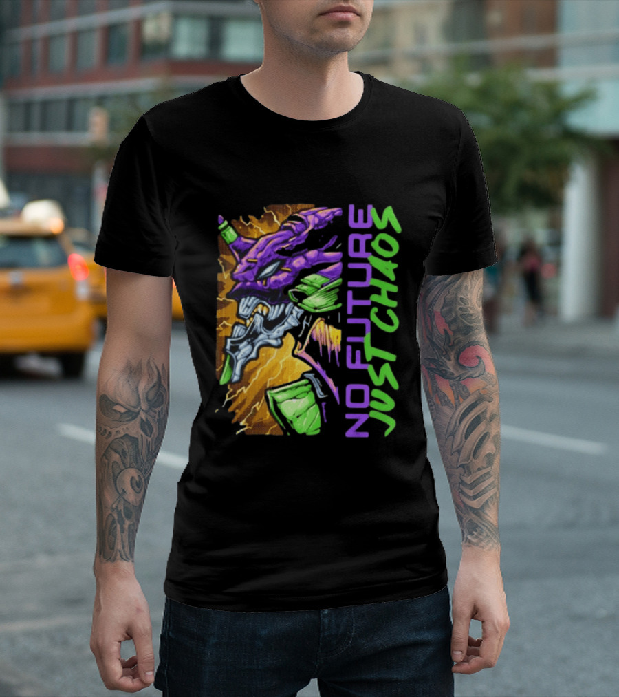 Evangelion Unit 01 No Future Just Chaos Neon Genesis Evangelion T-Shirt