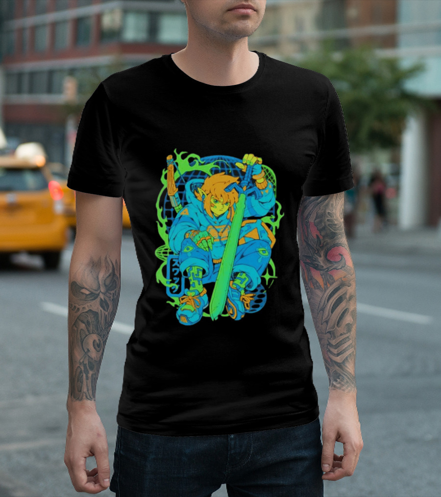 Link Legend Of Zelda Hylian Hero Swag Master Sword Streetwear Men's T-Shirt