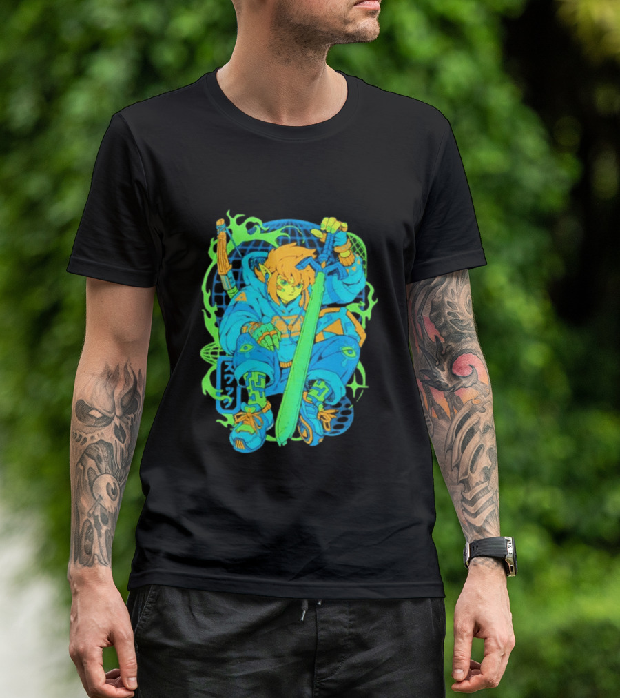 Link Legend Of Zelda Hylian Hero Swag Master Sword Streetwear Men's T-Shirt