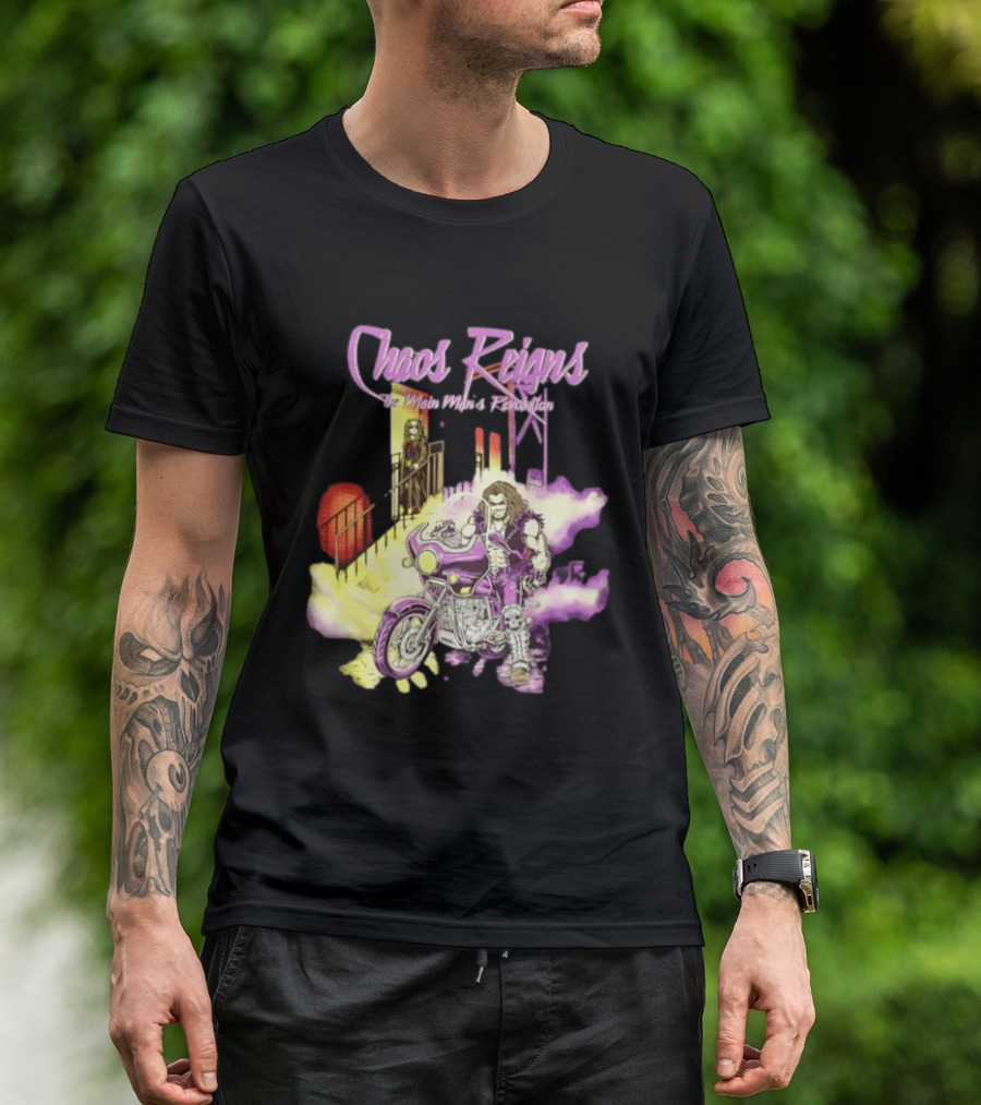 Chaos Reigns Lobo DC Comics Main Man's Revolution Motorcycle Rider T-Shirt