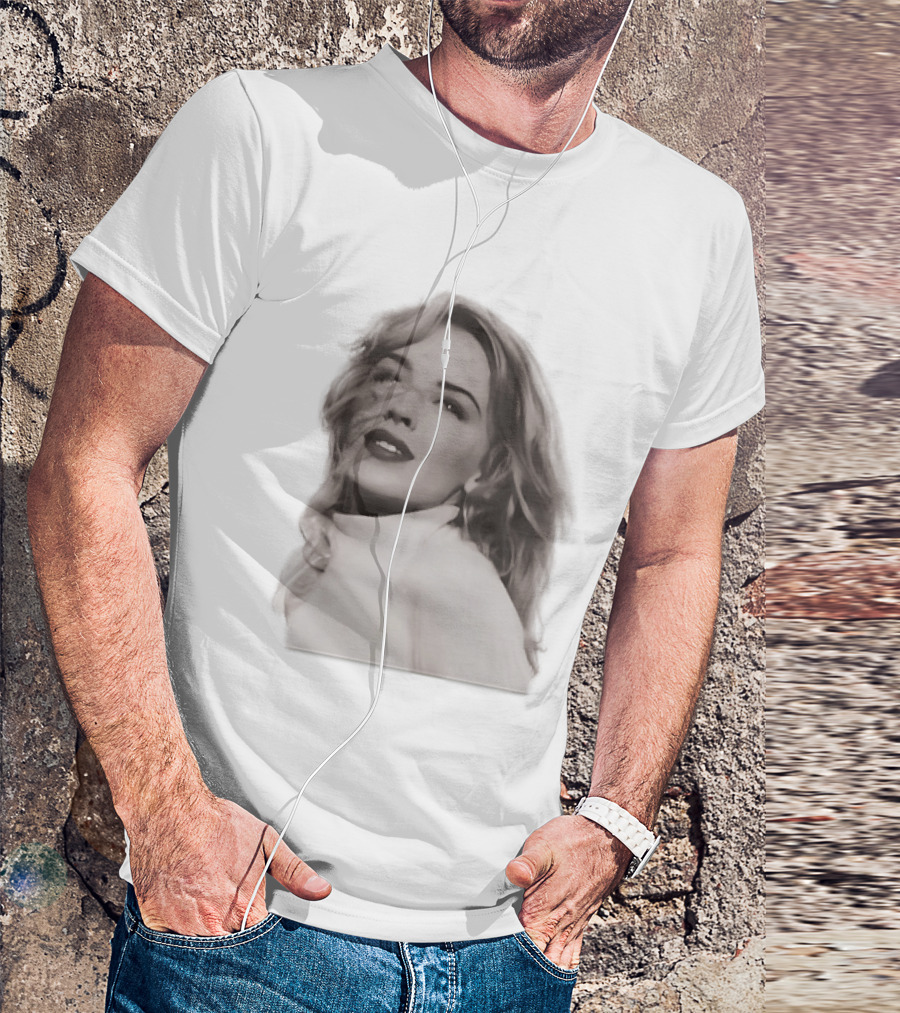 Kylie Minogue Iconic Music Star Portrait Vintage Aesthetic T-Shirt